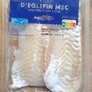 Filet d'églefin msc