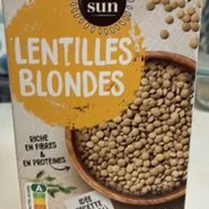 Lentilles blondes