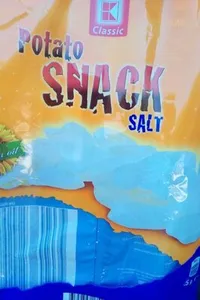 Potato snack salt