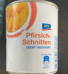 Pfirsich-Schnitten