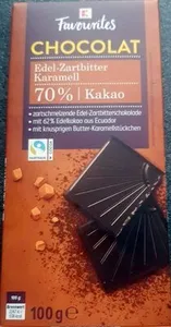 Favourites CHOCOLAT Edel-Zartbitter Karamell 70% K