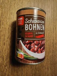 Schwarze Bohnen Feurig Scharf