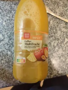 Gelber Multifruchtsaft