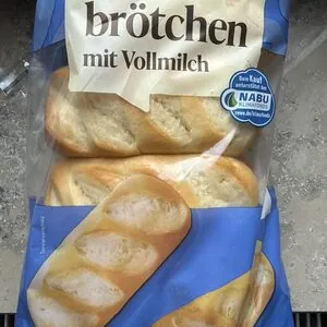 Milchbrötchen mit Vollmilch