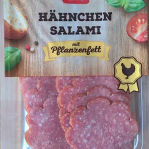 Hähnchen Salami mit Pflanzenfett