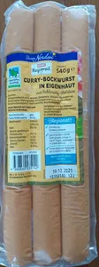 Curry-Bockwurst in Eigenhaut