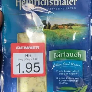 Bärlauchkäse in Scheiben