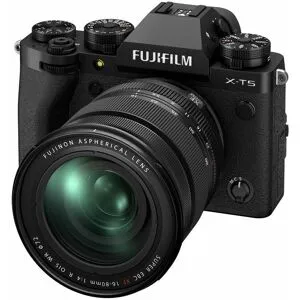 Fujifilm X-T5 kamerahus, svart +  XF 16-80mm f/4 R OIS WR