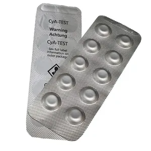 Testtabletter för cyanursyra