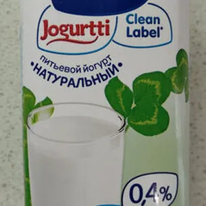 Йогурт питьевой натуральный 0.4%