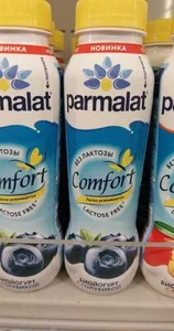 Биойогурт Parmalat голубика