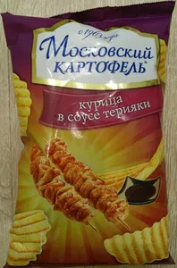 Картофель хрустящий "Московский картофель" "Со вкусом курицы в соусе терияки"
