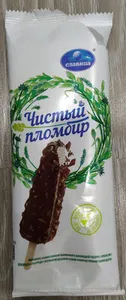 Мороженое эскимо пломбир ванильный в шоколадной глазури с арахисом «Чистый пломбир »