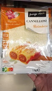 Código de Barras Errado Cannelloni Bolonhesa Pingo Doce