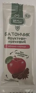 Батончик фруктово-ореховый ЯБЛОКО-КОРИЦА