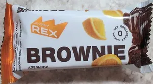 Пирожное протеиновое Brownie Апельсин