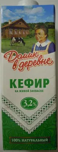 Кефир на живой закваске 3,2 %