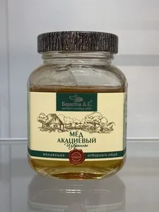 Мёд Натуральный Цветочный Полифлорный «Берестов А.С.» «Избранное» «Акациевый»