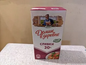 Сливки Домик в деревне 20%