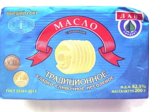 Масло сливочное «Традиционное» сладко-сливочное несоленое, 82,5 %