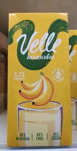 Velle растительное молоко банановое 3.2%