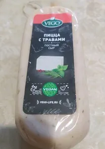 Постный сыр пицца с травами