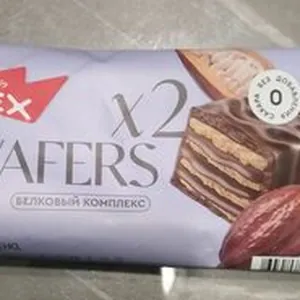Вафли протеиновые глазированные какао