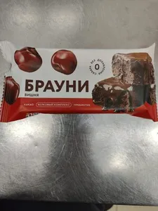 Брауни вишневое протеиновое