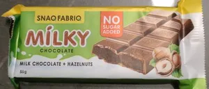 Молочный шоколад с шоколадно-ореховой пастой