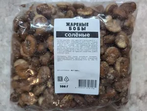 Жареные бобы солёные