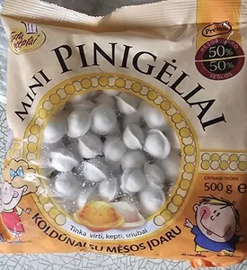 Koldūnai "Mini Pinigėliai" su mėsos įdaru