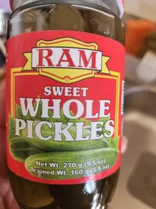 Sweet Whole Pickles