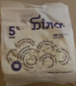 Сир кисломолочний, 5% жиру