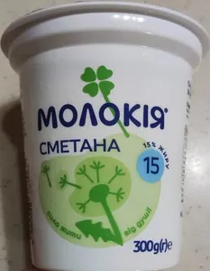 Сметана, 15% жиру