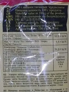 Макаронные изделия рожки 8