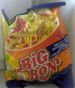 Изделия макаронные быстрого приготовления. Лапша «Говядина + соус «Томатный с базиликом»