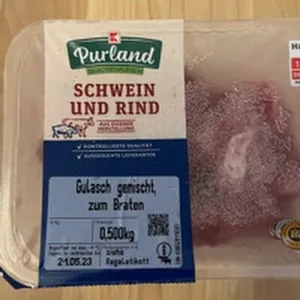 Gulasch gemischt, zum Braten