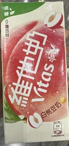 Low Sugar Peach Soyabean Milk