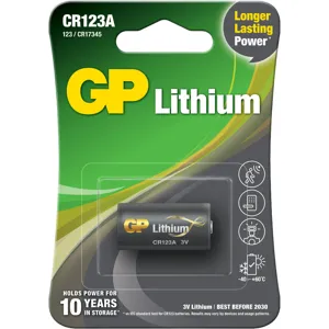 GP Batteries Lithiumbatteri GP Lithium CR123A