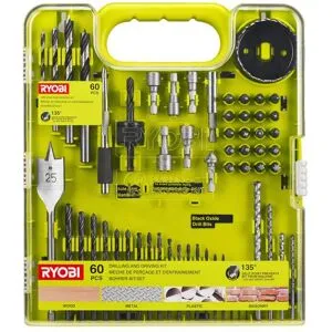 Ryobi Rakdd60 Borr- Och Bitssats 60 Delar, Maskintillbehör & Förbrukning