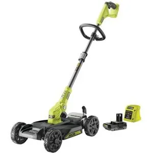 Ryobi - 18V ONE+ 3-i-1 Gräsklippare - Gräsklippare / Trimmer / Kantskåp. - 30 cm snitt + 2 Ah batteri & laddning. -RY18LMC30A-120