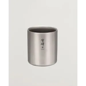 Snow Peak Double Wall Stacking Mug 200 Titanium