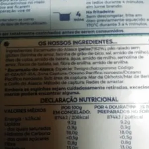 Douradinhos Sem Glúten