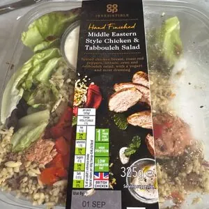 Middle Eastern Style Chicken & Tabbouleh Salad