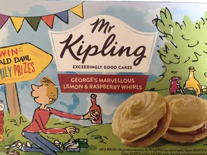 Mr Kipling Lemon And Rasberry Whirls