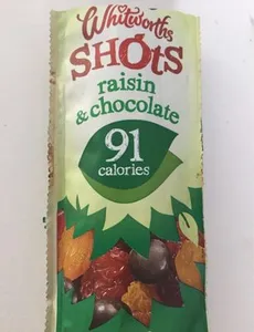Whitworths Shots raisin & chocolate