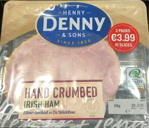 Hand crumbed Irish ham