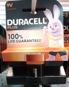 Duracell plus power 9v