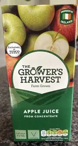 Apple juice from concentrate