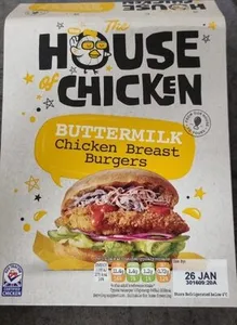 Buttermilk Chicken Breast Burgers